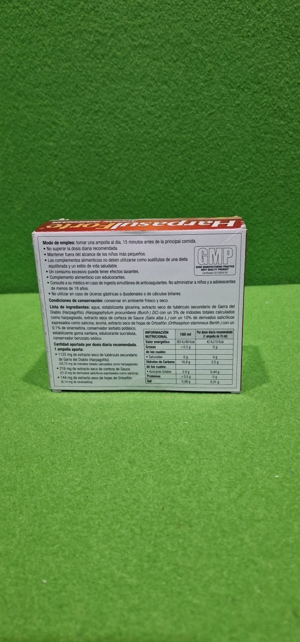 Harpasul Forte – Natysal – 20 ampollas para las articulaciones - Imagen 4