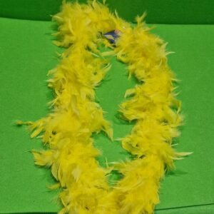 Boa amarillo disfraz