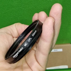 Filtro polarizador circular Amazon Basics - 55 mm