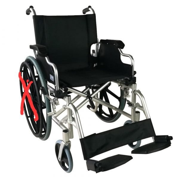 Mobiclinic Silla de ruedas, Plegable - Imagen 10
