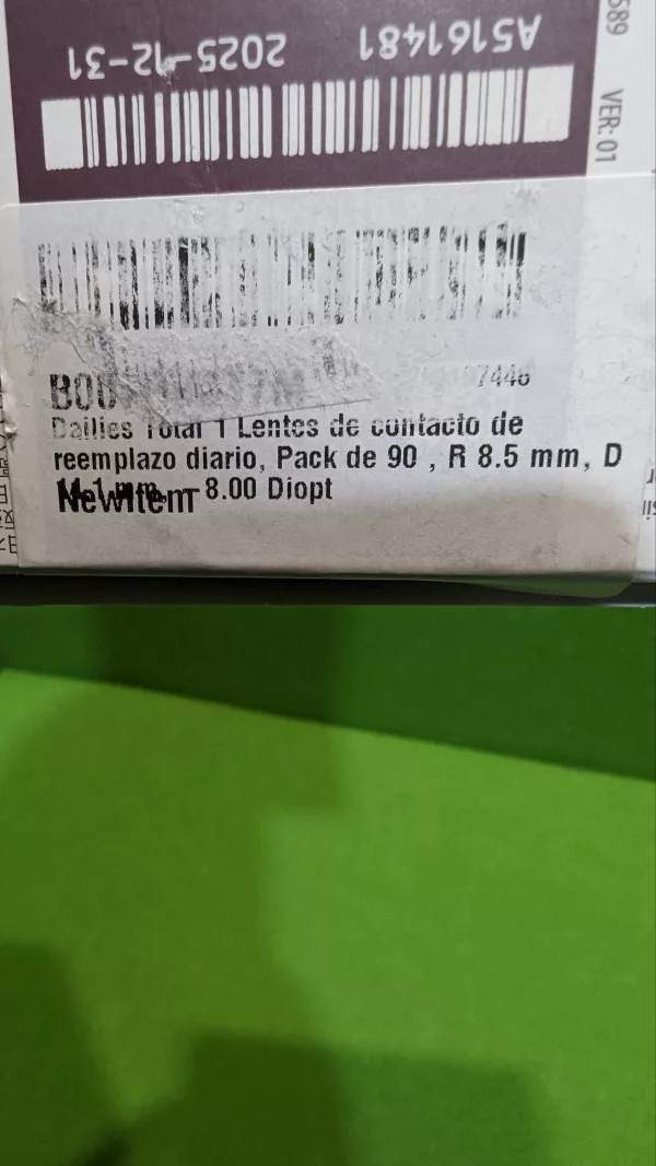 Dailies Total 1 Lentes de contacto de reemplazo diario, Pack de 90 - Imagen 4