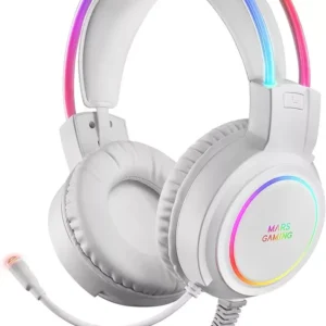 Mars Gaming MHRGB Blanco, Auriculares
