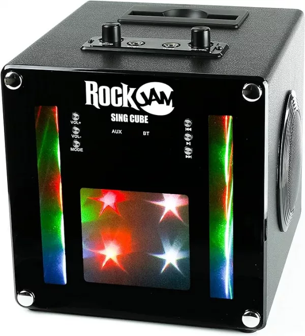 RockJam Máquina de karaoke con 2 micrófonos