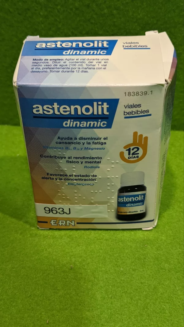 Astenolit Dinamic Viales Vitaminas, 12x10ml, Líquido Total: 120ml - Imagen 4