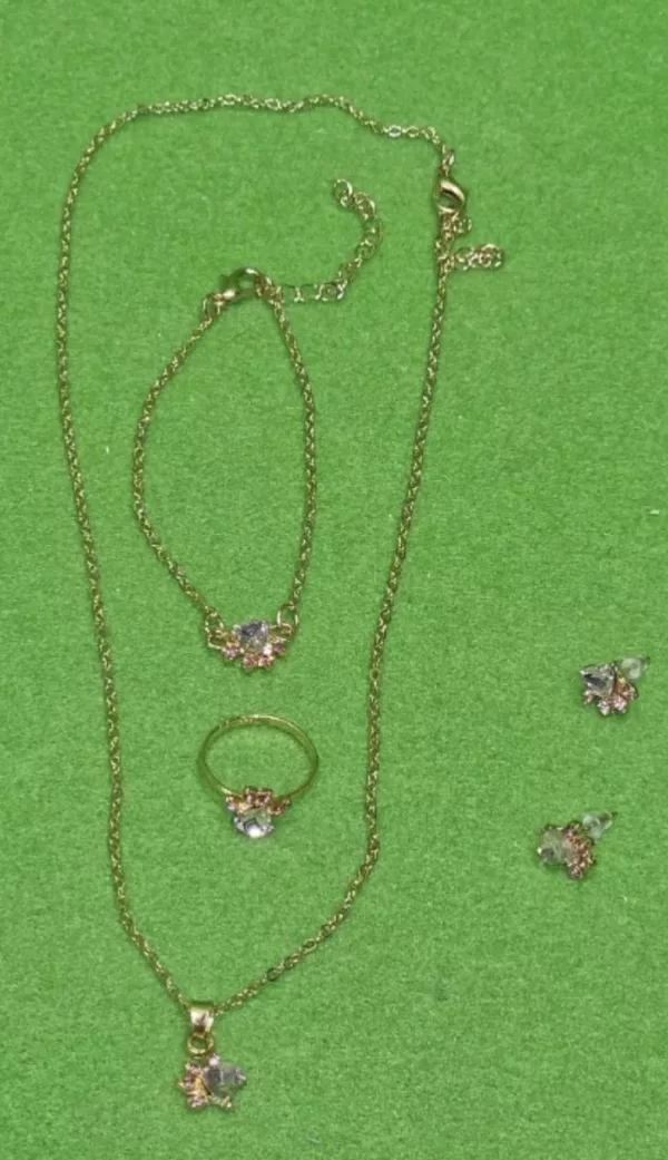Bisutería Jewelry: Collar, Pendientes, Pulsera y Anillo - Imagen 2