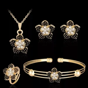 Bisutería Jewelry: Collar, Pendientes, Pulsera y Anillo