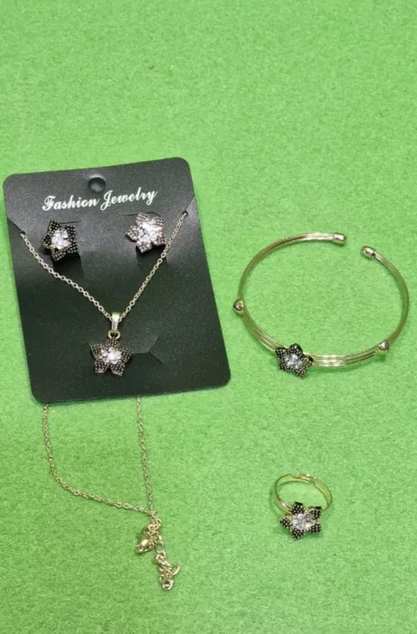 Bisutería Jewelry: Collar, Pendientes, Pulsera y Anillo - Imagen 2
