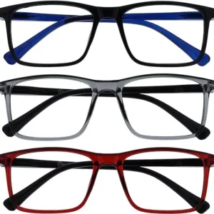 OPULIZE Ink Paquete de 3 gafas de lectura