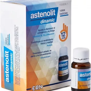 Astenolit Dinamic Viales Vitaminas, 12x10ml, Líquido Total: 120ml