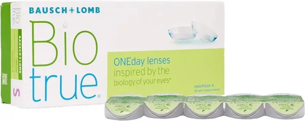 BAUSCH + LOMB - Biotrue ONEday - Lentes de contacto de reemplazo diario