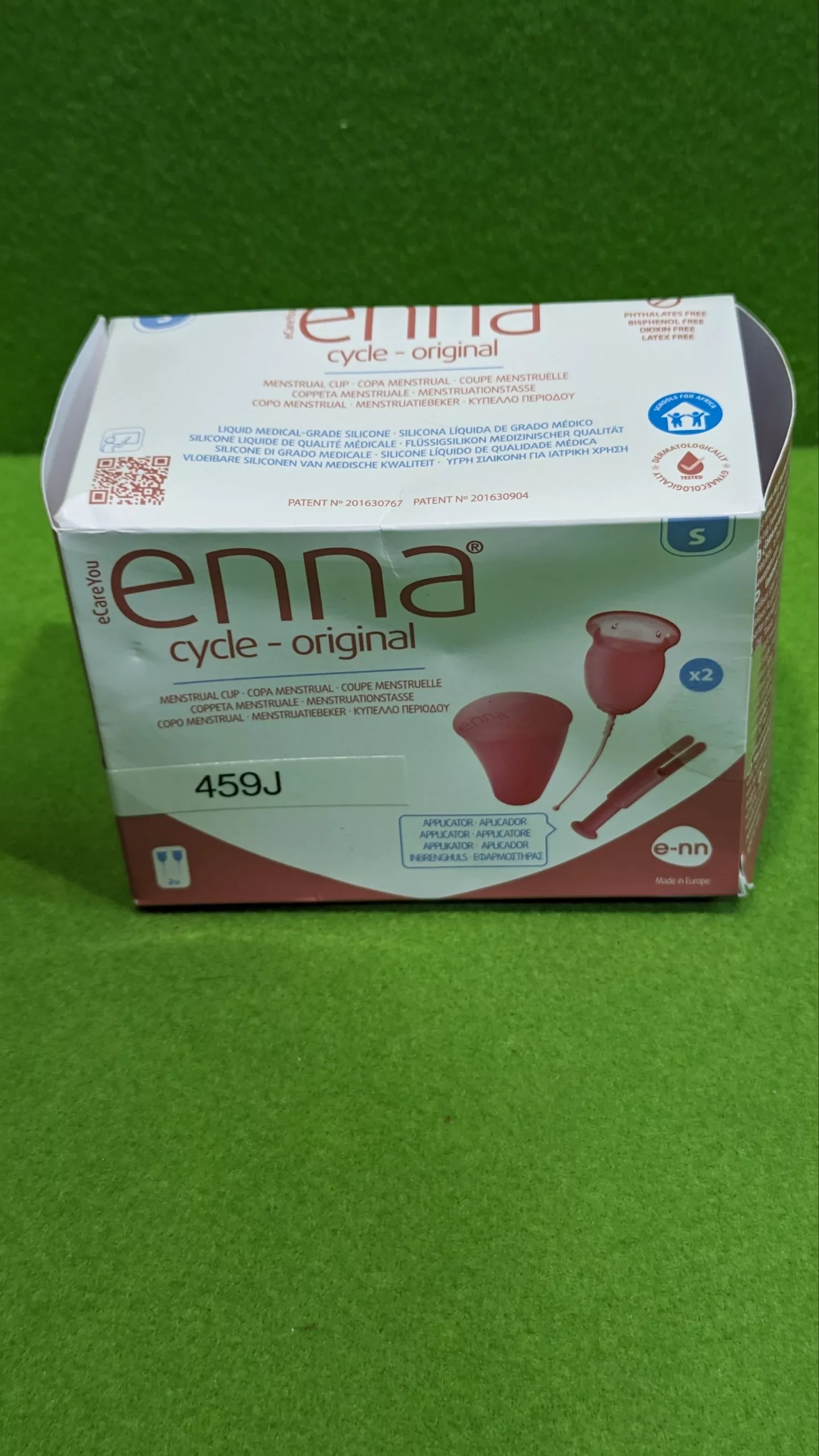 Enna Cycle - 2 Copas menstruales, Aplicador y Caja esterilizadora - Imagen 2