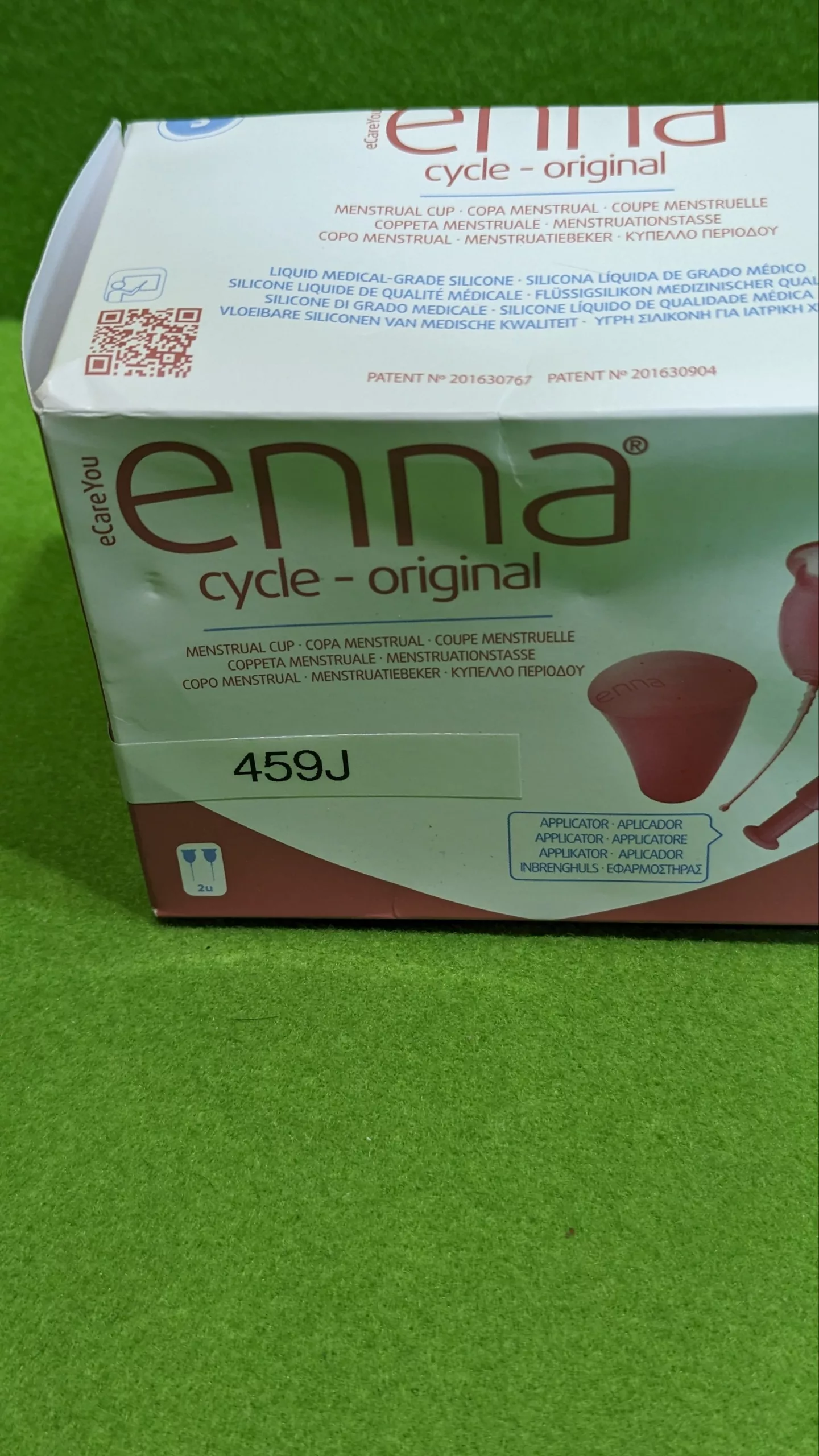 Enna Cycle - 2 Copas menstruales, Aplicador y Caja esterilizadora - Imagen 3