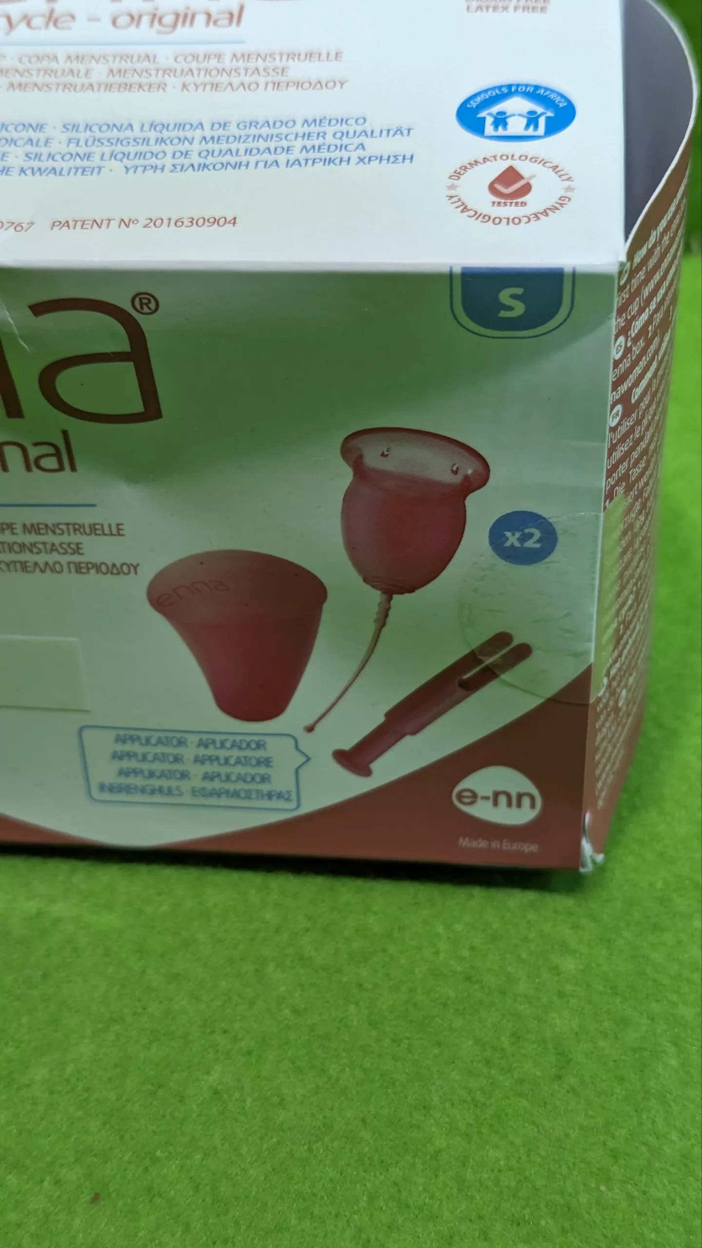 Enna Cycle - 2 Copas menstruales, Aplicador y Caja esterilizadora - Imagen 6