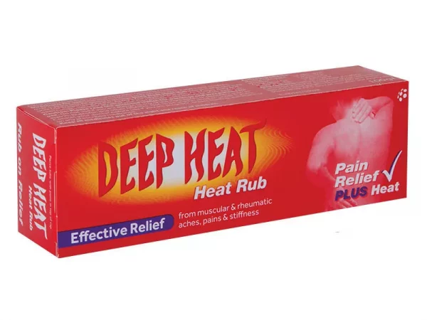 3x Deep CALOR CALOR Frotar 100g (300g total) para el dolor muscular