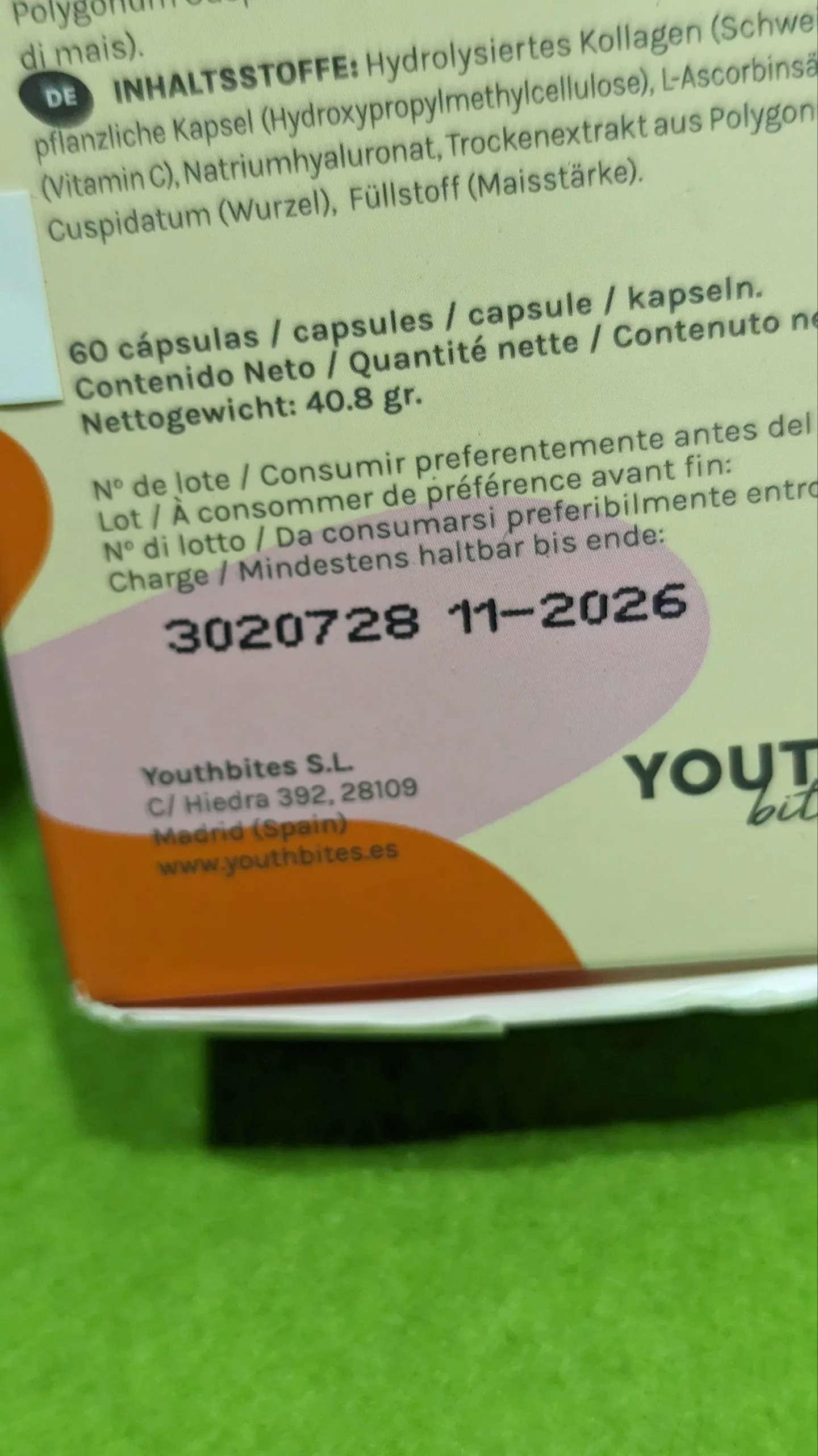 SKIN YOUTH COLÁGENO VERISOL ANTIEDAD 60 cápsulas - Imagen 4