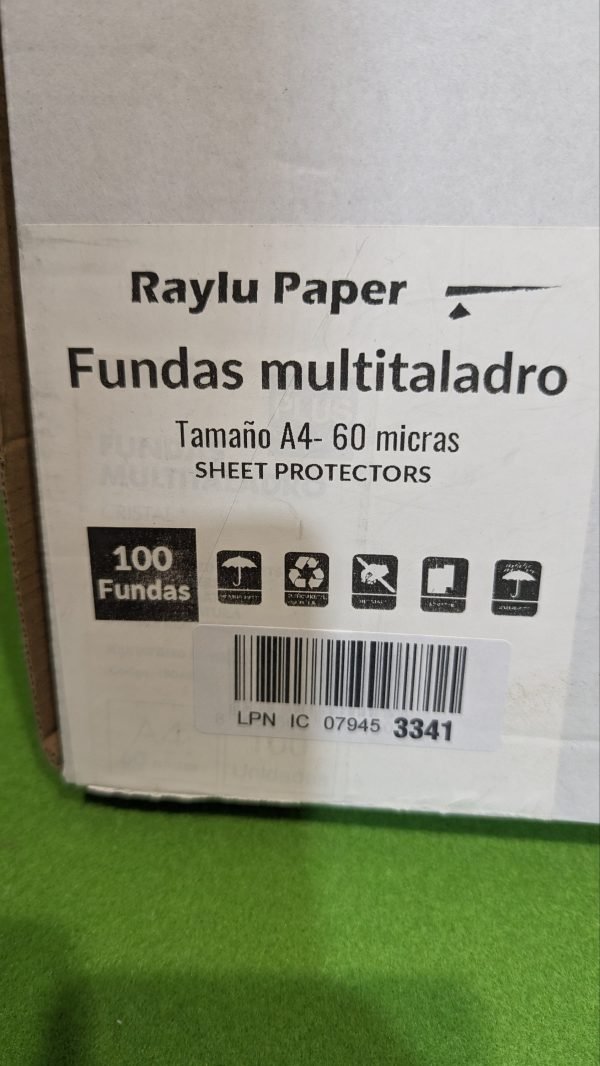 Raylu Paper Fundas multitaladro de polipropileno - Imagen 5