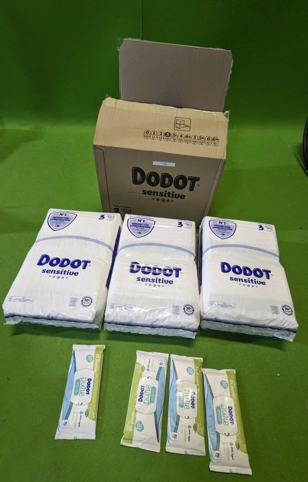 Dodot Pañales Bebé Sensitive Talla 3 (6-10 kg) 198 Pañales - Imagen 2