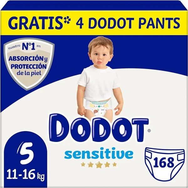 Dodot Pañales Bebé Sensitive Talla 5
