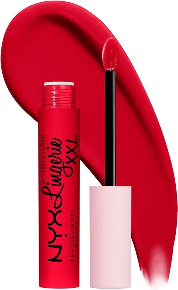 NYX Professional Makeup Matte Liquid Lipstick Lip Lingerie XXL labial tono: Untamable (28) - Imagen 2