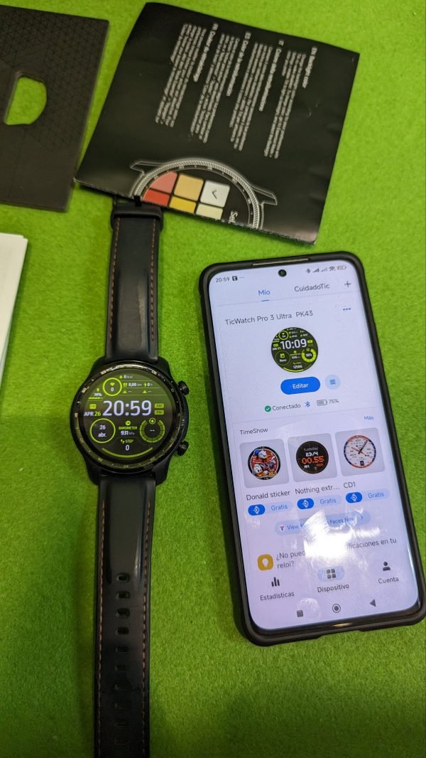 Ticwatch Pro 3 ultra GPS negro - Imagen 10