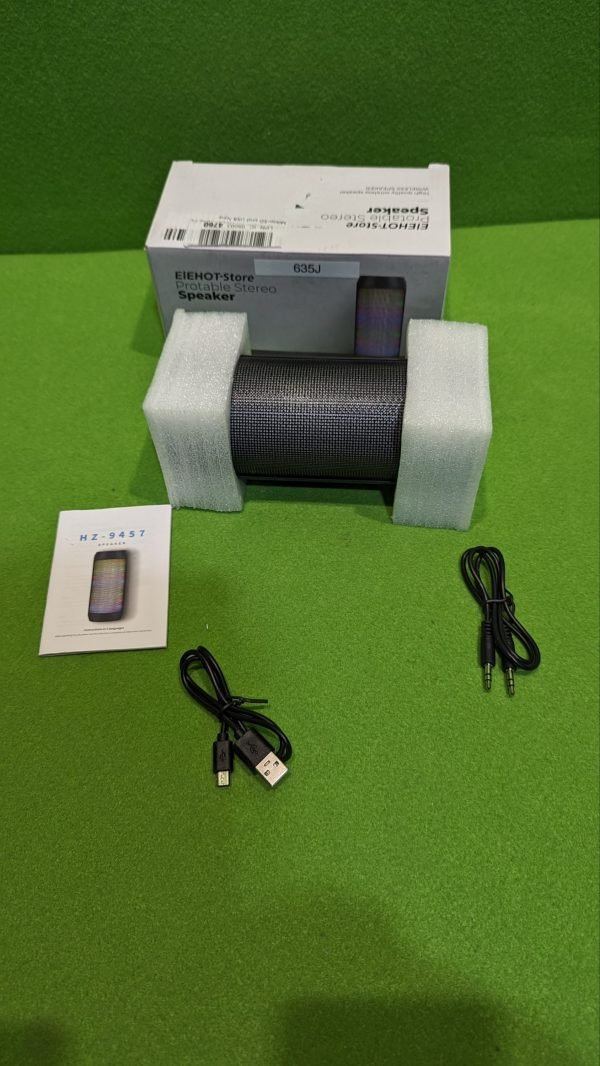 ELEHOT-Store Altavoz Bluetooth Potente Portatil con Luz LED de 5 Modos - Imagen 2