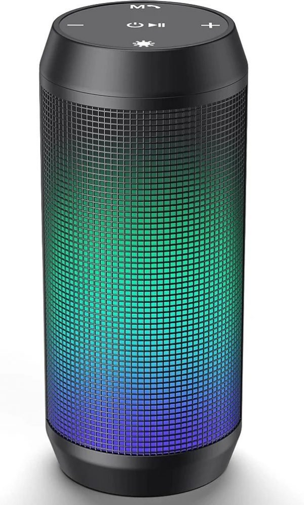 ELEHOT-Store Altavoz Bluetooth Potente Portatil con Luz LED de 5 Modos
