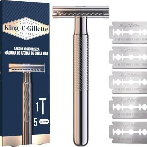 Gillette Maquinilla De Seguridad De Doble Filo Para Hombre Maquinilla De Afeitar, Con 4 Hojas