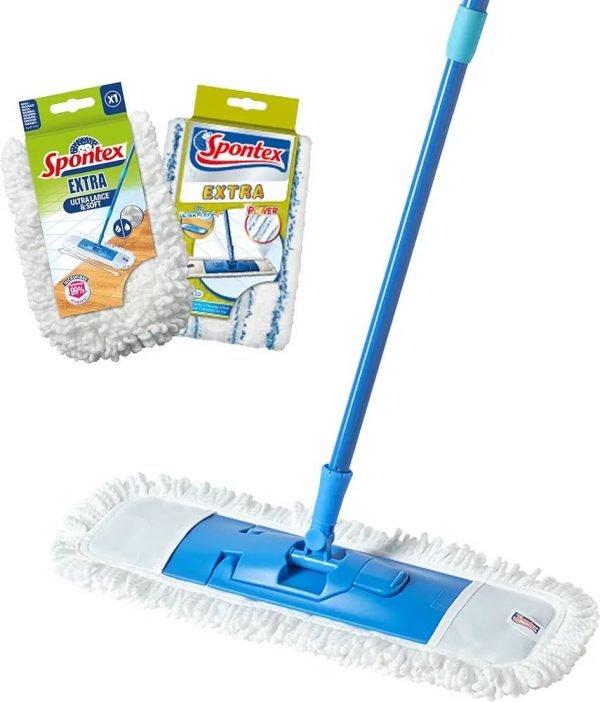 Spontex Extra para superficies secas y húmedas de madera y baldosas
