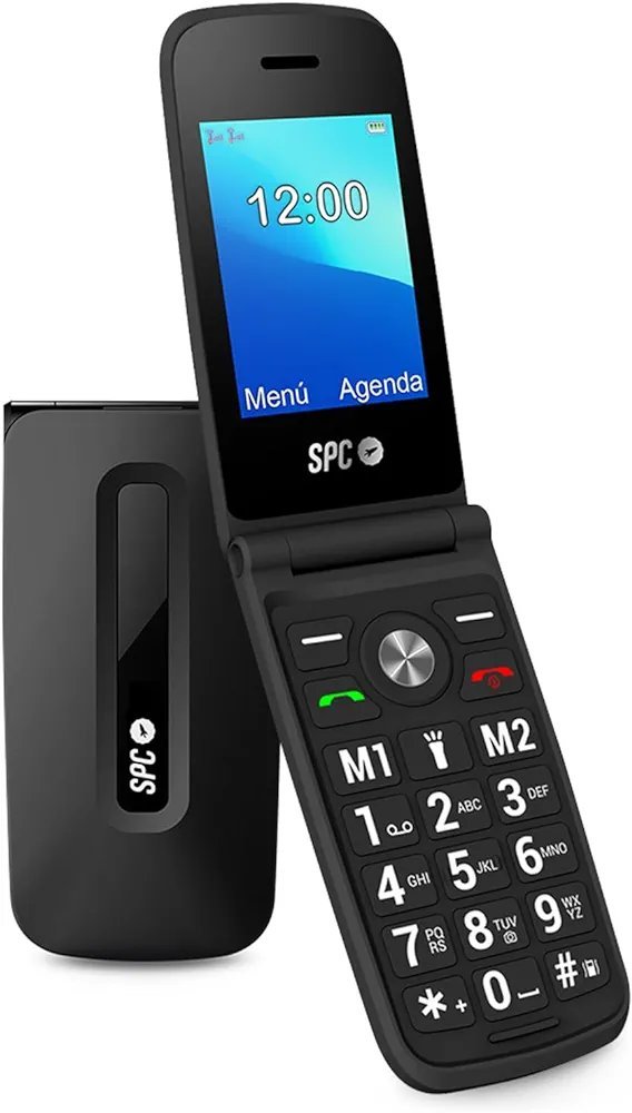 SPC Titan - Teléfono Móvil de Tapa para Mayores