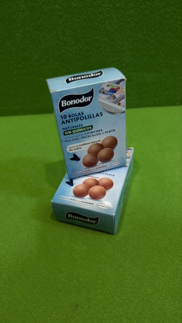Bonodor Bolas Antipolillas Marrón 20 Unidades - Imagen 2