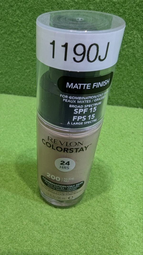 Maquillaje Revlon Colorstay para pieles mixtas y grasas 200 Nude 1 fl oz (30 ml) - Imagen 5