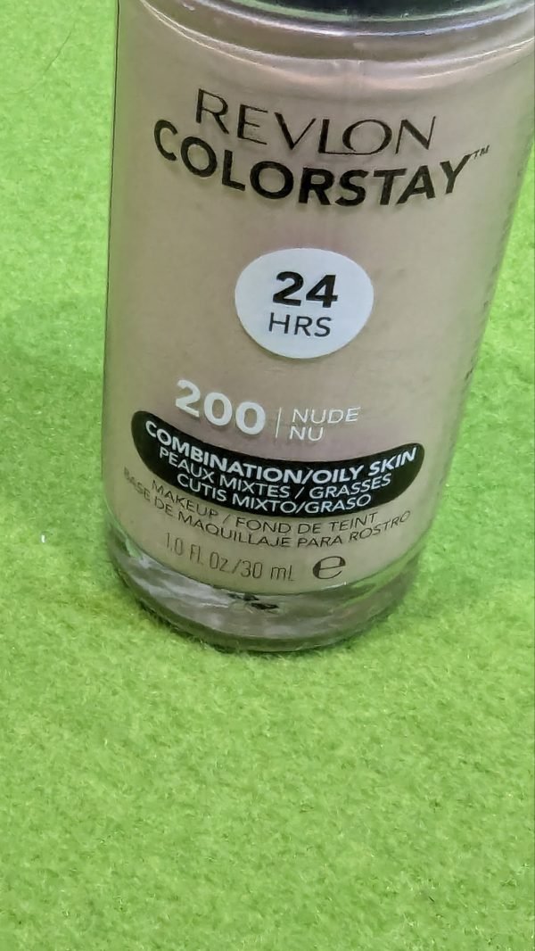 Maquillaje Revlon Colorstay para pieles mixtas y grasas 200 Nude 1 fl oz (30 ml) - Imagen 7
