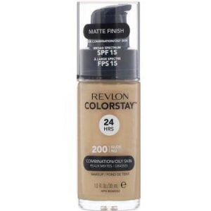 Maquillaje Revlon Colorstay para pieles mixtas y grasas 200 Nude 1 fl oz (30 ml)