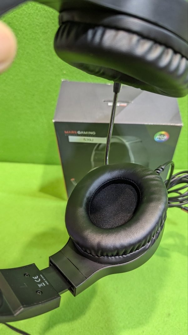 Mars Gaming MH222 Negro, Cascos Gaming RGB - Imagen 8