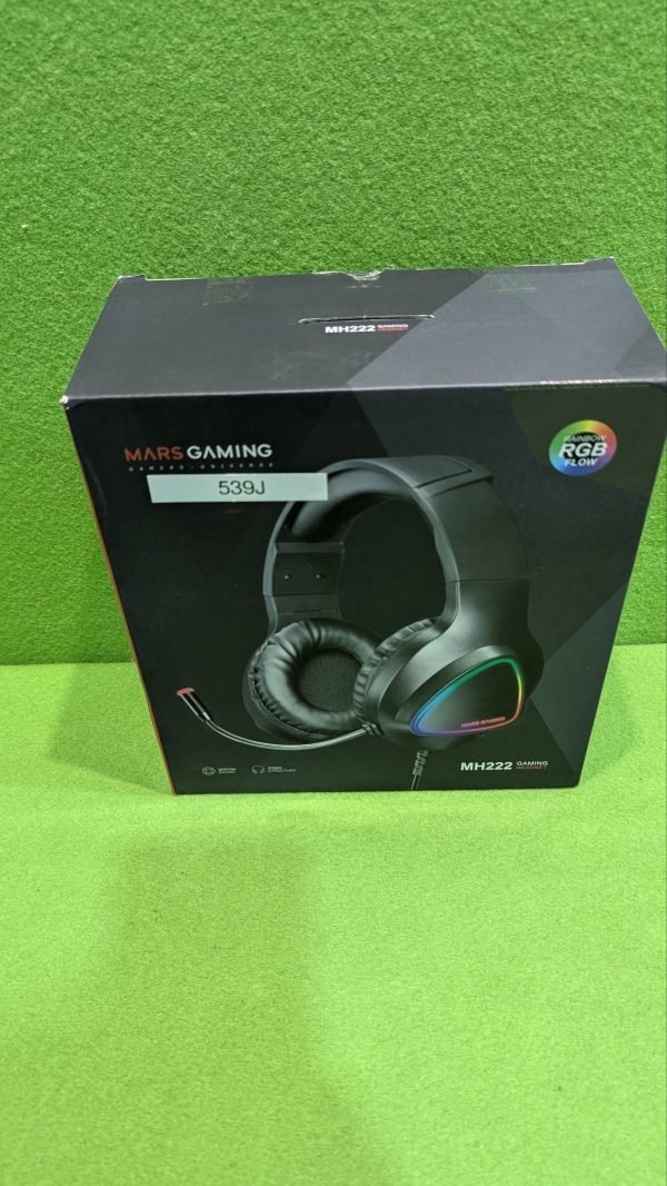 Mars Gaming MH222 Negro, Cascos Gaming RGB - Imagen 9