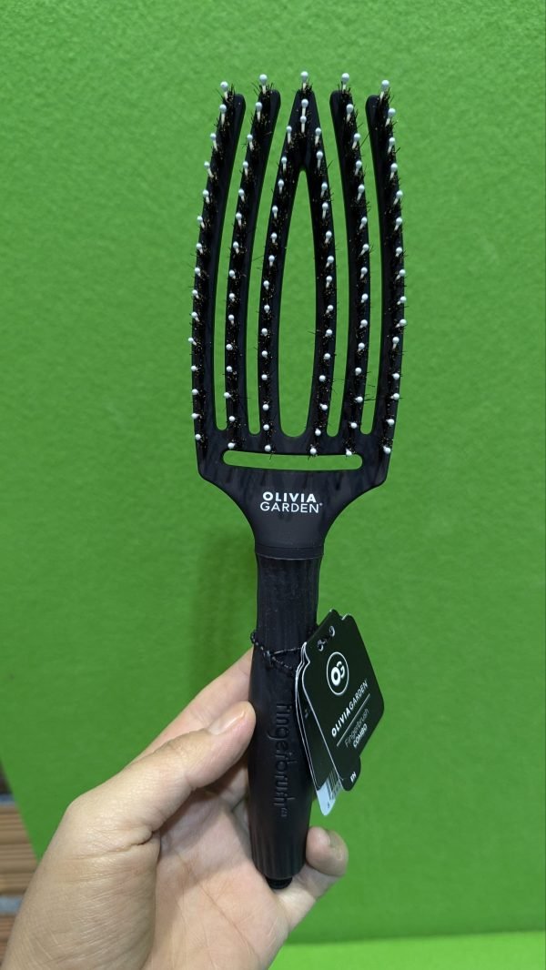 Olivia Garden – Fingerbrush Cuidado icónico con cerdas de Jabalí & Nylon - Imagen 4