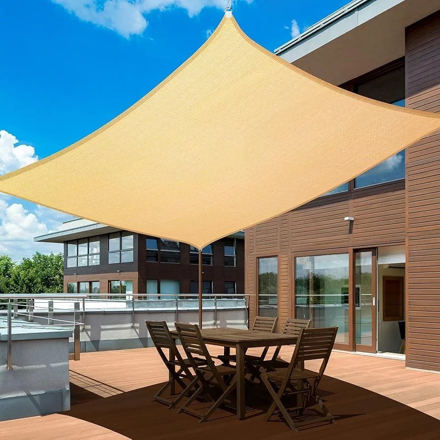 Toldo Vela de Sombra Impermeable 2,5x2,5 m