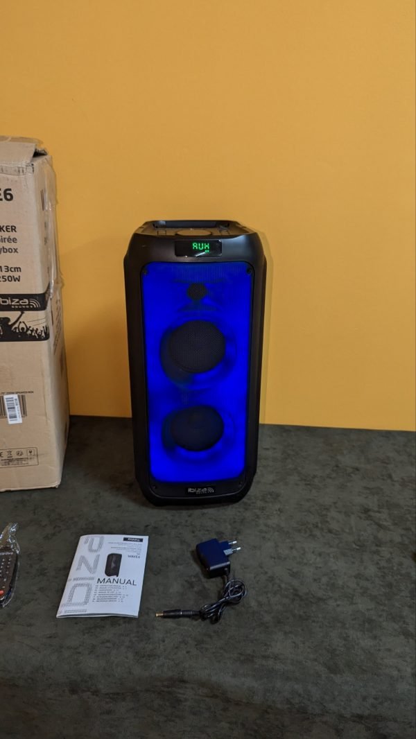 Ibiza - WAVE6 - Altavoz a pilas de 250W/2x5.25" - Imagen 2