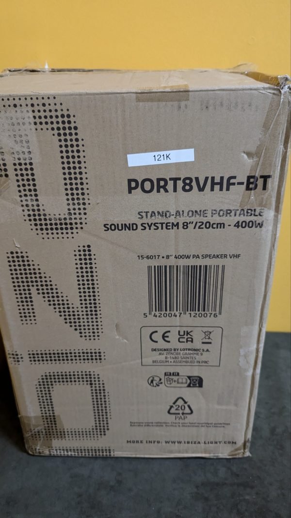 Altavoz Ibiza Sound PORT8VHF-BT - Imagen 10