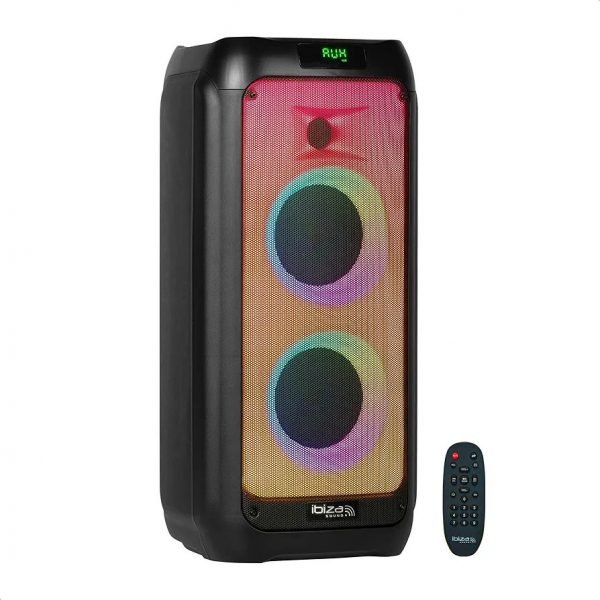 Ibiza - WAVE6 - Altavoz a pilas de 250W/2x5.25"