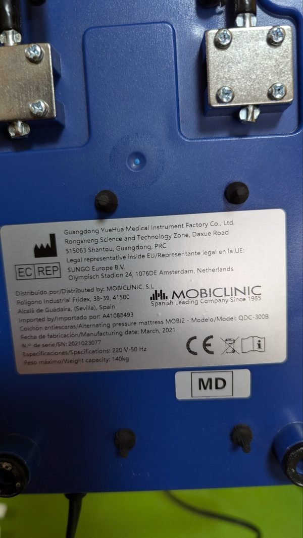 Mobiclinic®, Mobi 2, Colchón antiescaras con Motor compresor - Imagen 7