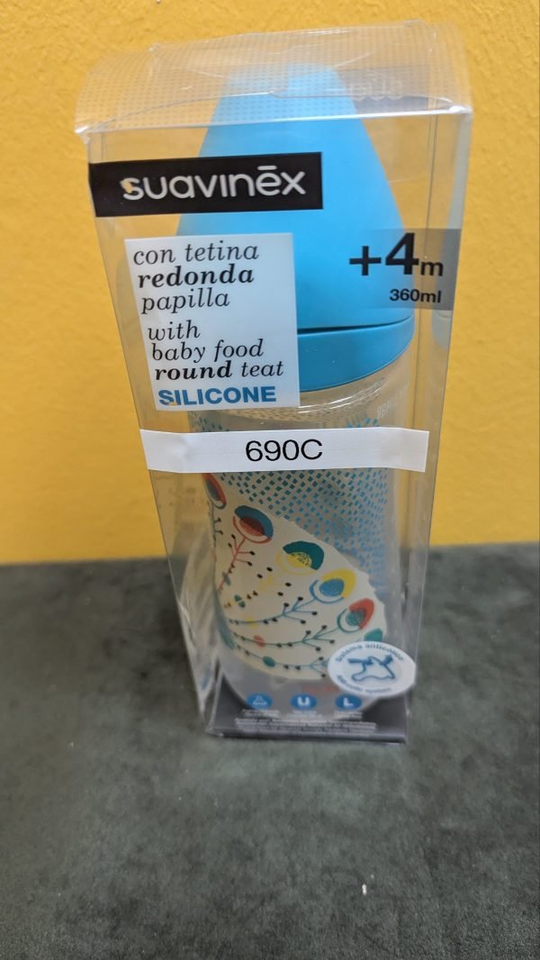 Suavinex Biberón Tetina Flujo Denso Silicona +4 Meses - Imagen 3