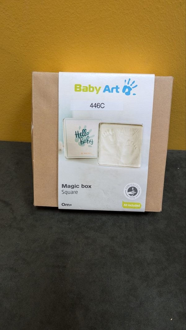 Baby Art Magic Box Plaza Set de decoración de huellas de bebé en arcilla - Imagen 5