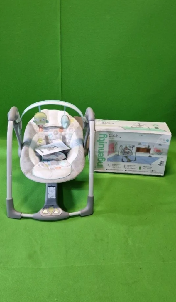 Ingenuity Columpio Compacto Plegable Hugs & Hoots - Imagen 2
