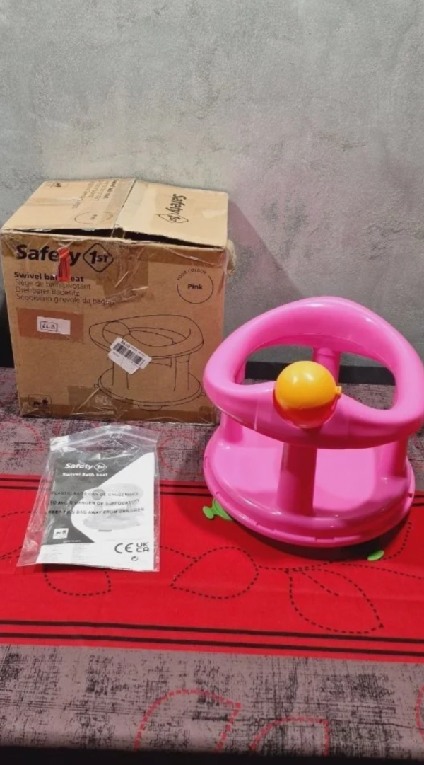 Safety 1st - Asiento para el baño, color rosa - Imagen 3