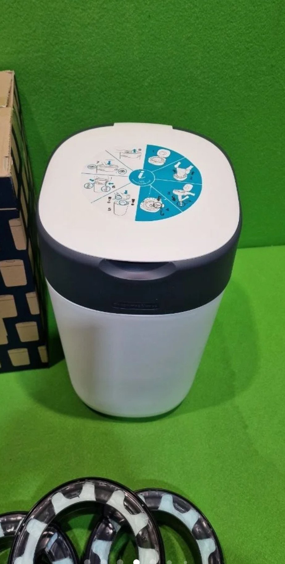 Tommee Tippee Contenedor para Pañales Twist and Click, 6 Recambios - Imagen 8