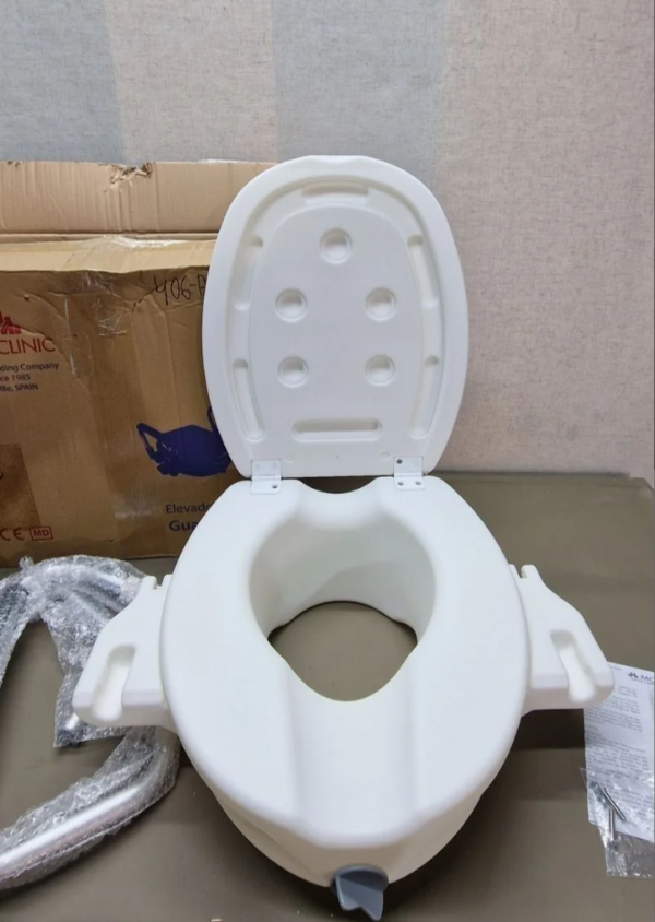 Mobiclinic, Elevador WC para adultos con reposabrazos, Guadiana - Imagen 4