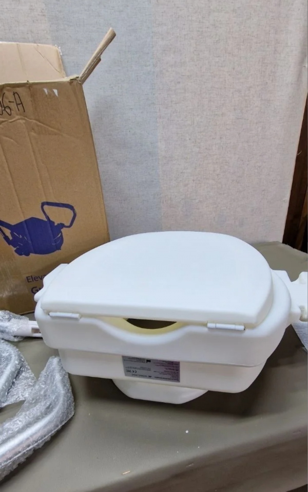 Mobiclinic, Elevador WC para adultos con reposabrazos, Guadiana - Imagen 8