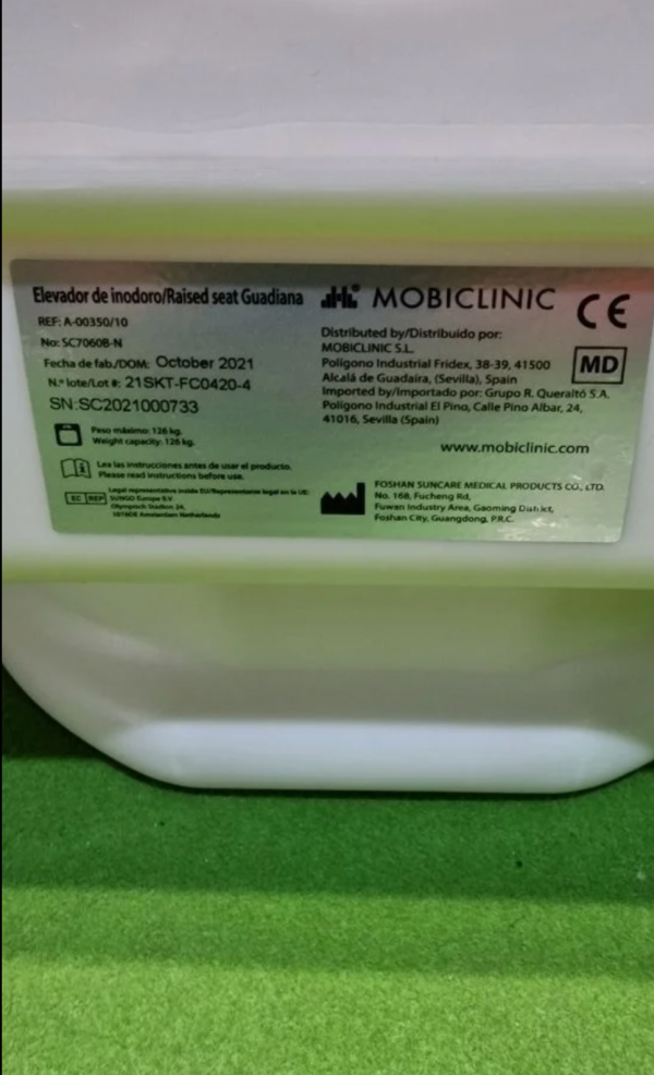 Mobiclinic®, Elevador WC para Adultos, Guadiana - Imagen 7
