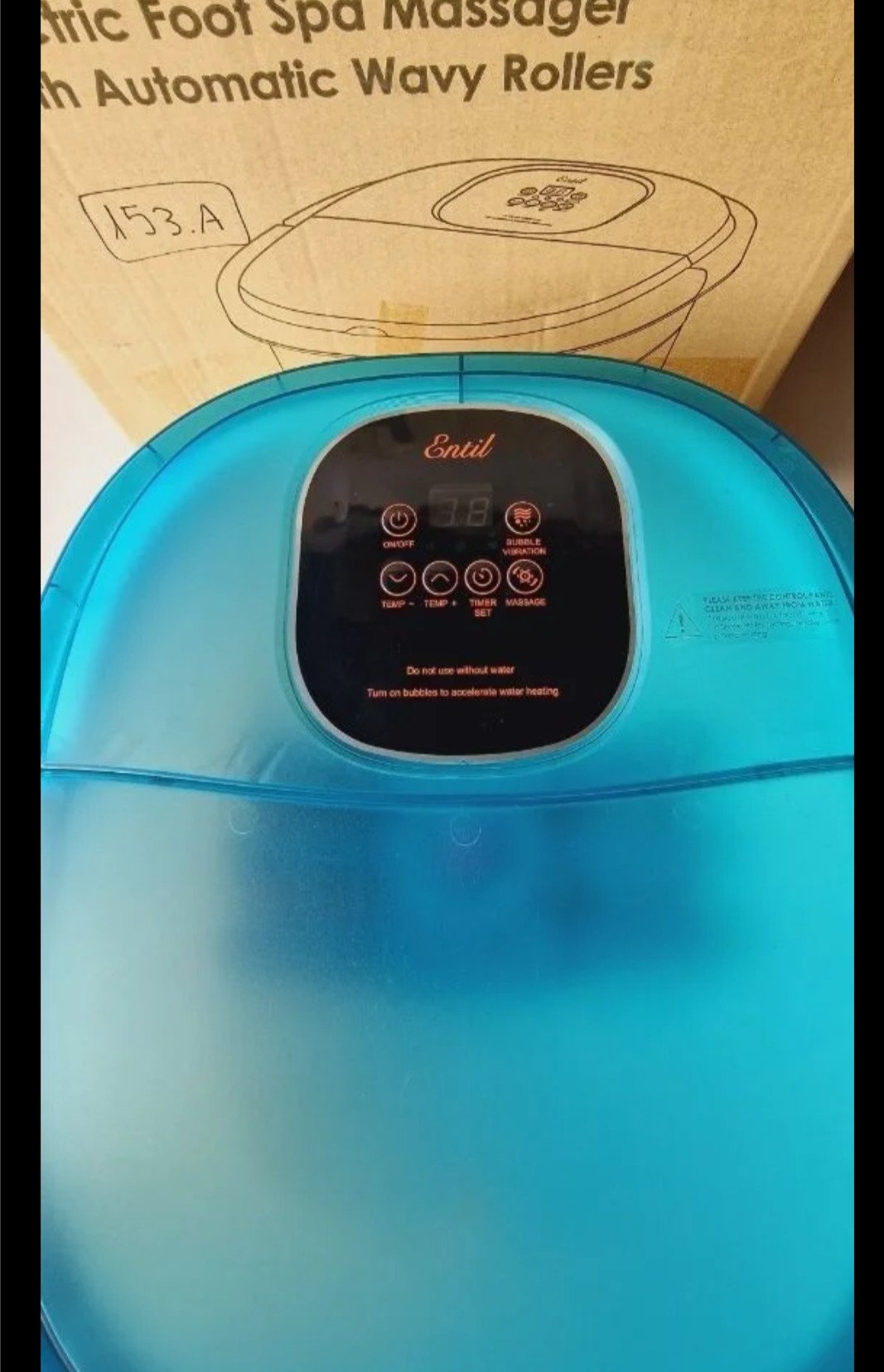 Masajeador de pies con función de calefacción, 6 rodillos - Imagen 6